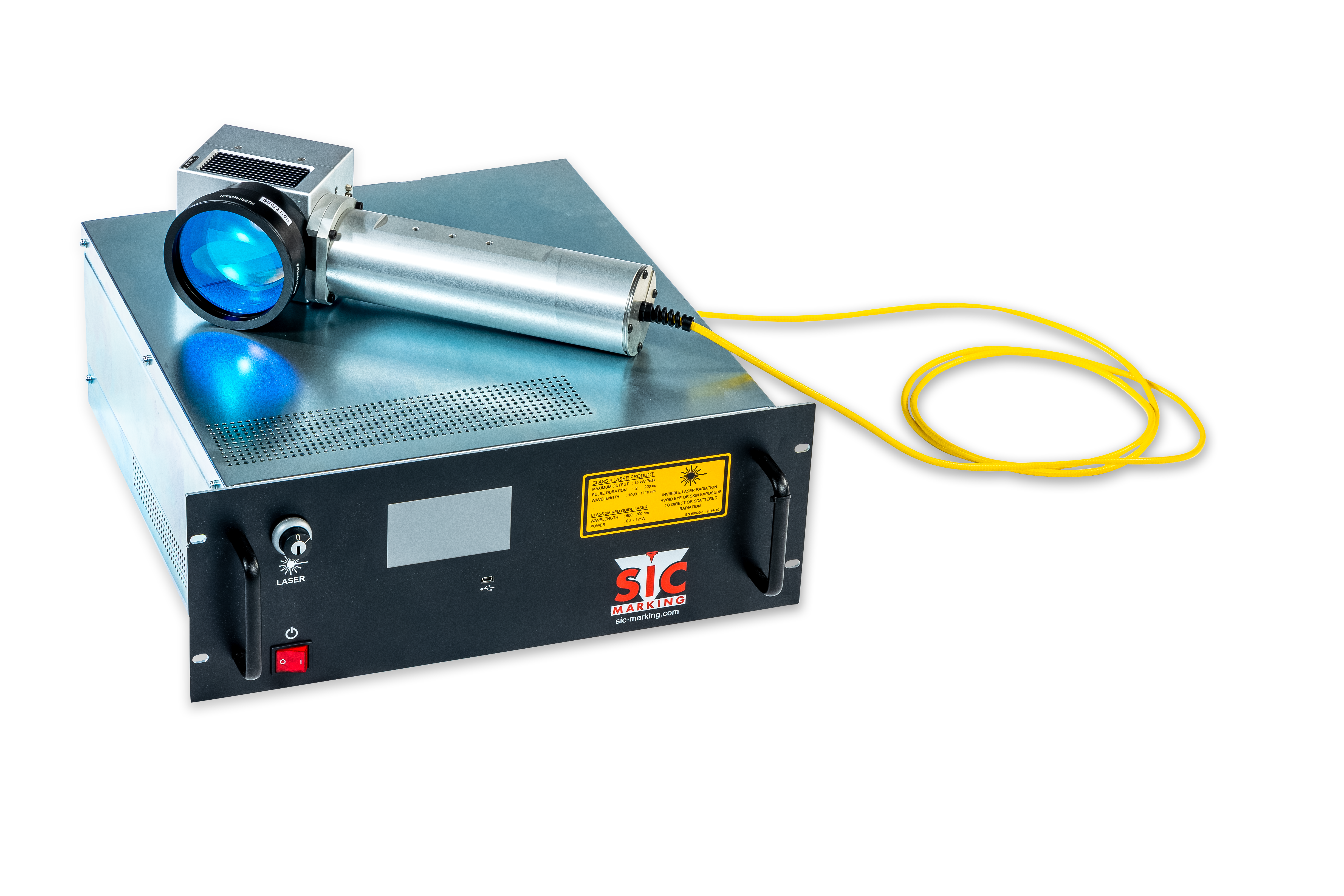 Laser-i104 EASY LASER från SIC Marking, som säljs på Dankab, sedd från höger